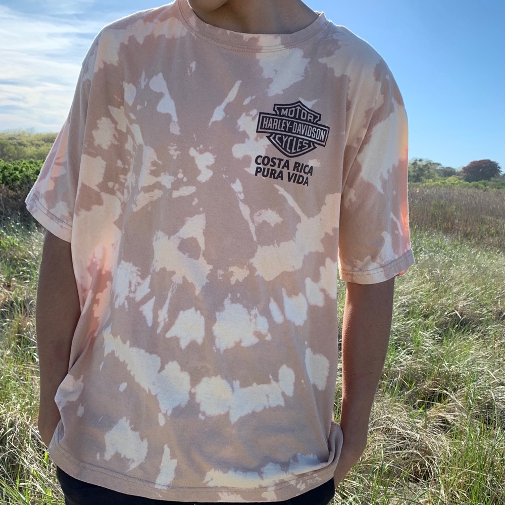 Customized Harley Davidson shirt.